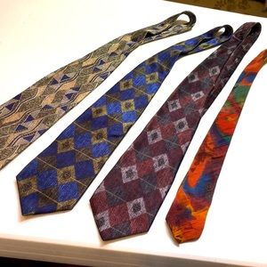Lot of 4 ties